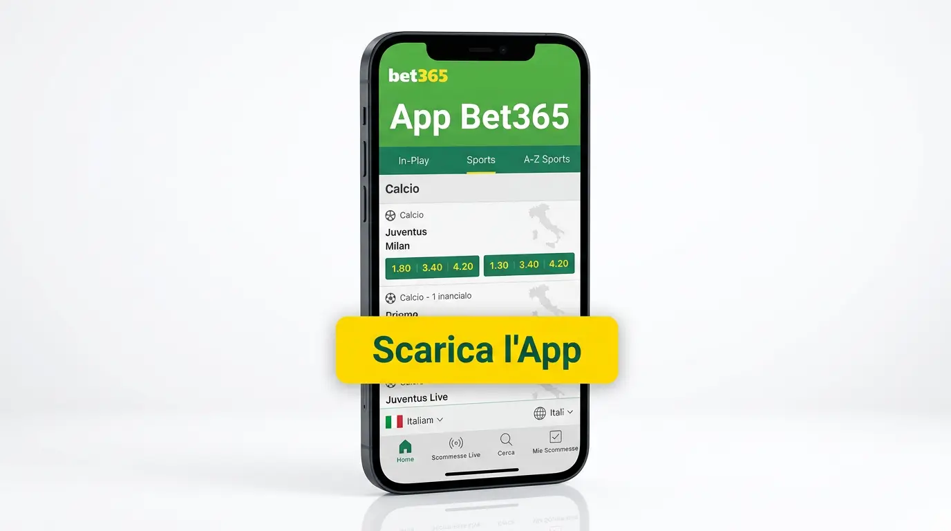 Funzionalità dell'app Bet365