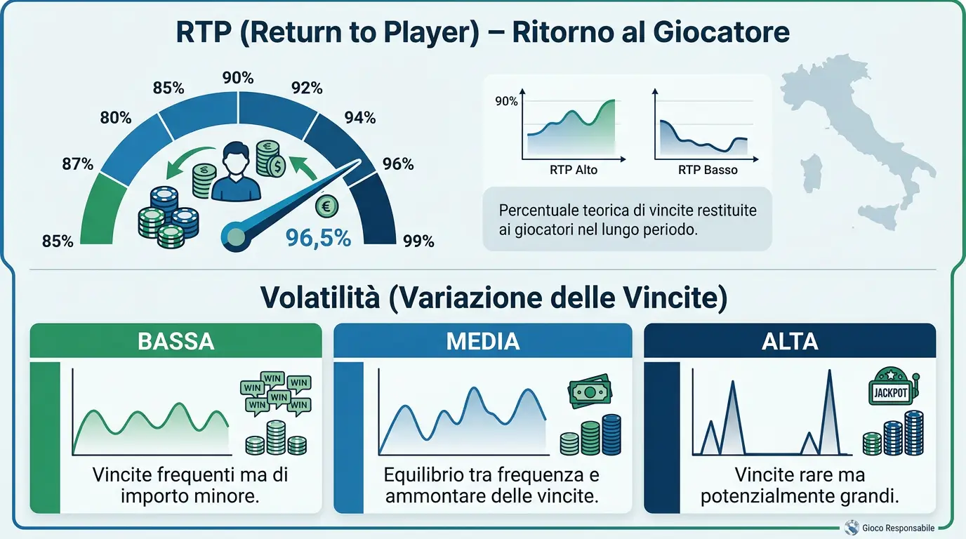 RTP e volatilità delle slot