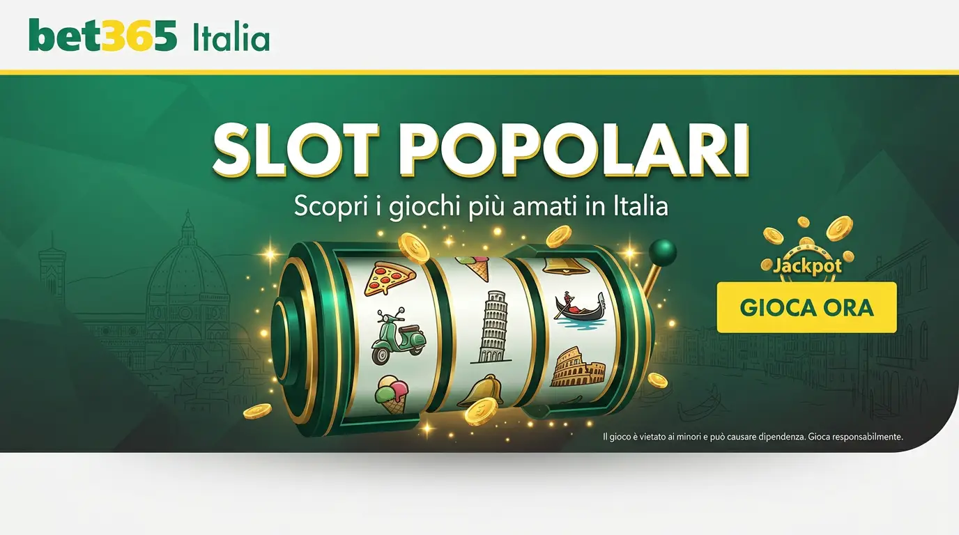 Le slot più popolari su Bet365 Italia